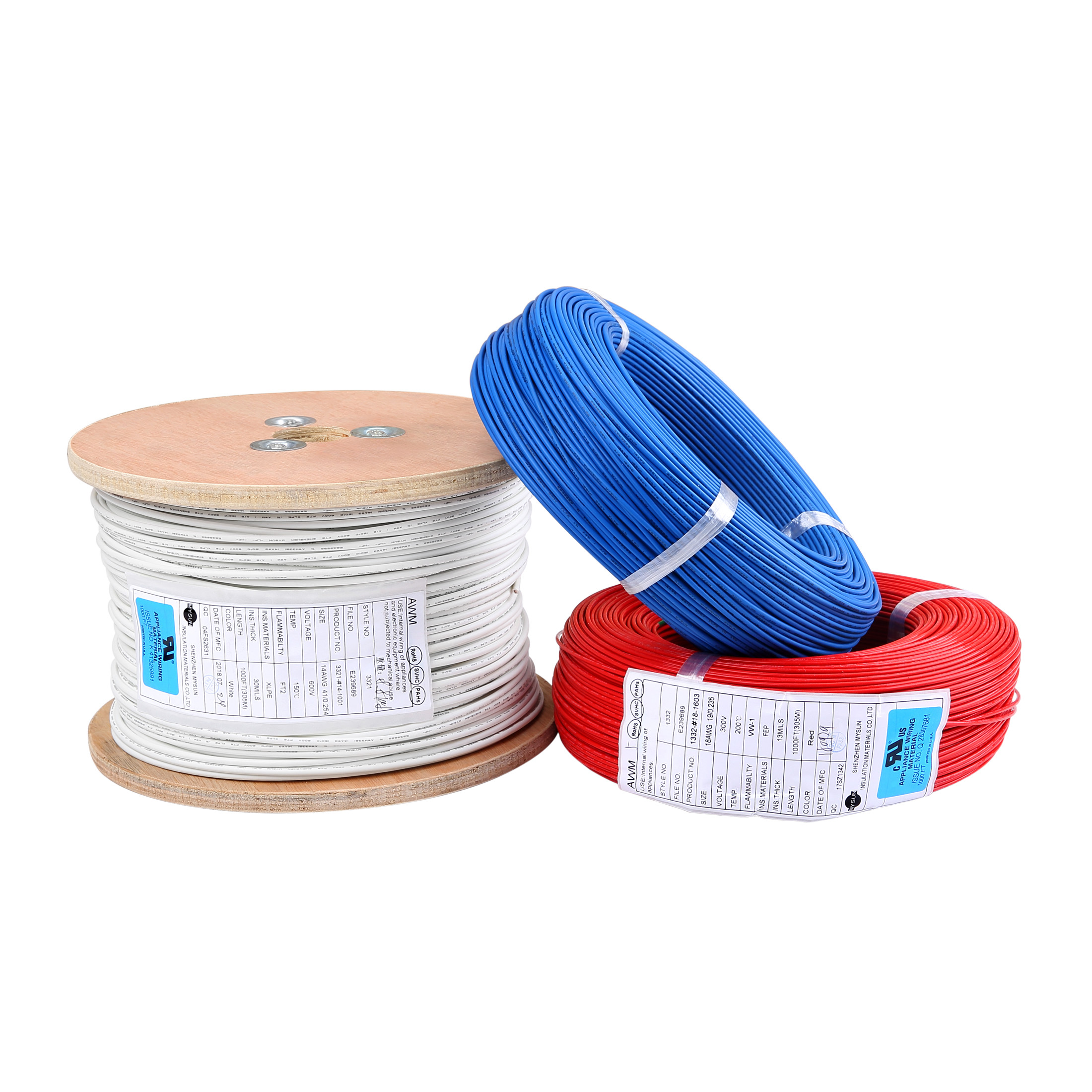 XLPE heat resistance insulation wire 300V 22awg xlpe wire and cable